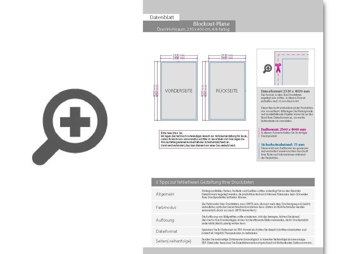 Product Bild hochwertige_blockout-plane_250_x_400_cm__4_4-farbig_bedruckt____sen_im_abstand_von_50_cm_oben_und_unten