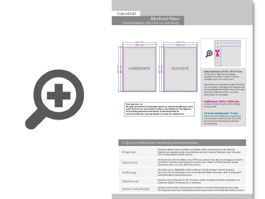 Product Bild hochwertige_blockout-plane_300_x_400_cm__4_4-farbig_bedruckt____sen_im_abstand_von_50_cm_oben_und_unten
